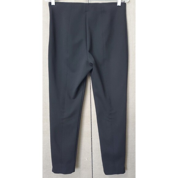 ATM Anthony Thomas Melillo Ponte Knit Black Side-Zip Pants Size 8 - Picture 2 of 4